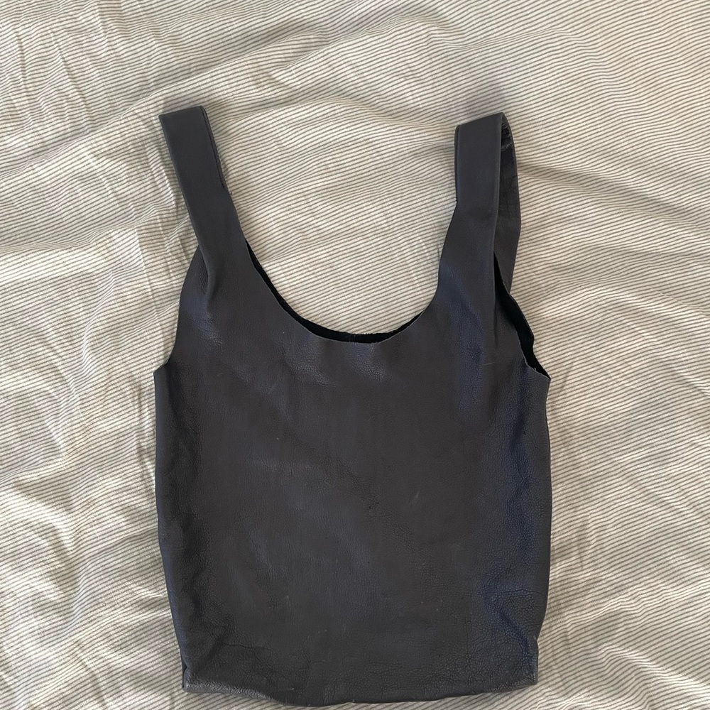 Rare Baggu leather shopping bag